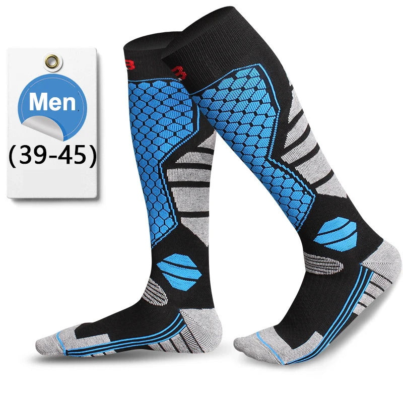 GTUBIKE 1 Pair Winter Warm Ski Stockings Thickening Hiking Socks for Women Men Anti-Cold Skiing Outdoor Sport Stockings Snow Quick Pick Grocers
