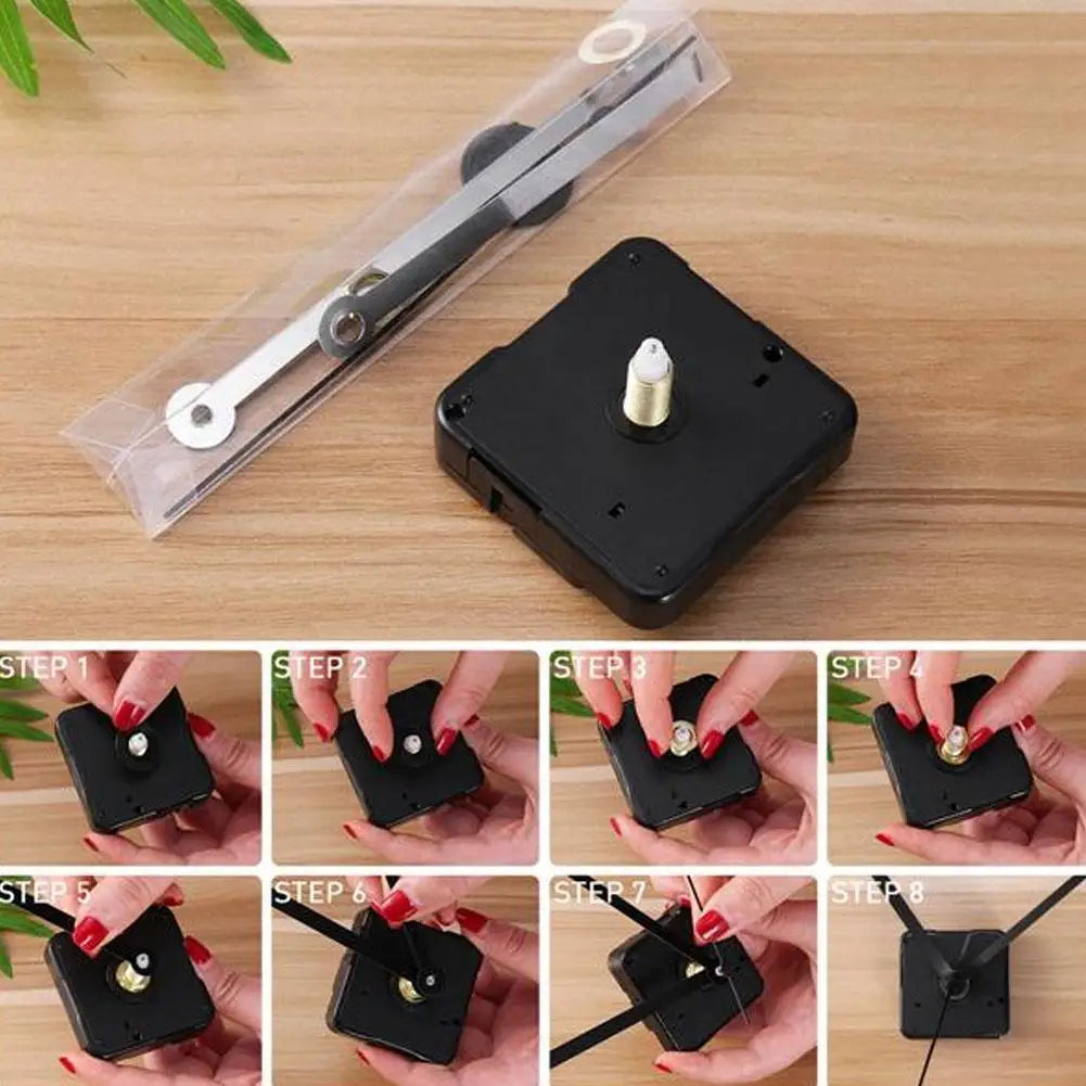 DIY Quartz Wall Clock Repair Tool Part Kit Silent Wall Clock Movement Mechanism Replacement Clock Parts 1 Set Quick Pick Grocers