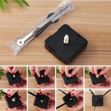 DIY Quartz Wall Clock Repair Tool Part Kit Silent Wall Clock Movement Mechanism Replacement Clock Parts 1 Set Quick Pick Grocers