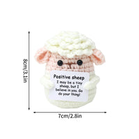 Crochet Positive Energy Doll Pocket Hug Mother's Day Gifts 2026 Handmade Knitted Ornament Handmade Crochet Doll Graduation Gifts Quick Pick Grocers