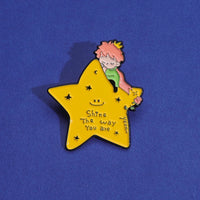Cartoon Boy Fox Rose Enamel Pins Moon Star Whale Paper Boat Brooch Lapel Hat Bag Badge Jewelry Accessories Gift for Kids Friends Quick Pick Grocers