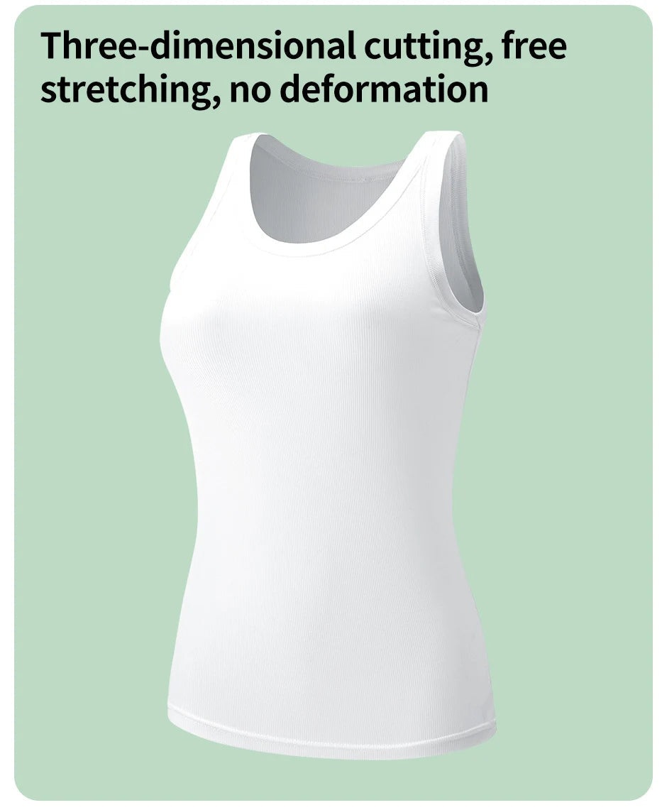 3-piece Ladies Solid Color Vest Fashion Joker Young Woman Threaded Camisole Quick Pick Grocers