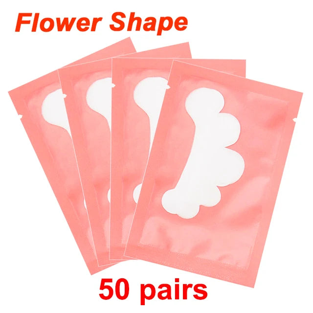 25/50/100Pairs Eye Patches Under Eyelash Pads for Building Hydrogel Paper Patches Lint Free Stickers for False Eyelashes LAUKISS Quick Pick Grocers