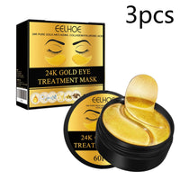 24k Gold Under Eye Patches Pure Gold Anti-Aging Under Eye Mask Removal Eyebags Moisturizing Firming Eye Patches Anti Dark 60pcs Quick Pick Grocers