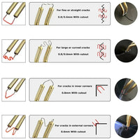 3000PCS Hot Stapler Staples For Plastic Welder Automotive Plastic Repair Machine Welding Wire Car Bumper Repair Welding Machine