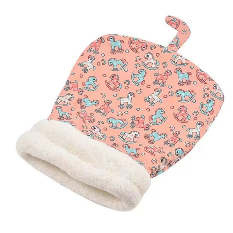 Autumn and winter warm cat kennel, closed cat bed, cute cat sleeping bag, Christmas essential pet supplies Econic Blanks