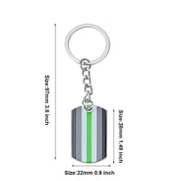 Progress Transgender Rainbow Pansexual pride Genderqueer pride Asexual Metal Key Ring Key Chain For Women Jewelry Quick Pick Grocers