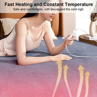 Electric Heating Blanket Automatic Thermostat Double Body Warmer Bed Mattress EU Plug 220V Electric Heated Carpets Mat Pad Econic Blanks