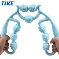 Massage Roller for Neck Thigh Calf and Leg, Personal Muscle Handheld Deep Tissue Trigger Point Foam Myofacial Tools Pro Recovery Purest Peak