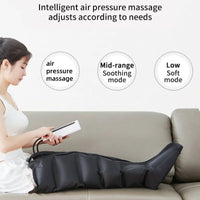 JinKairui Electric Pneumatic Leg Massager Extended Version for Deep Relaxation of Thighs, Calves and Feet with Remote Control Purest Peak