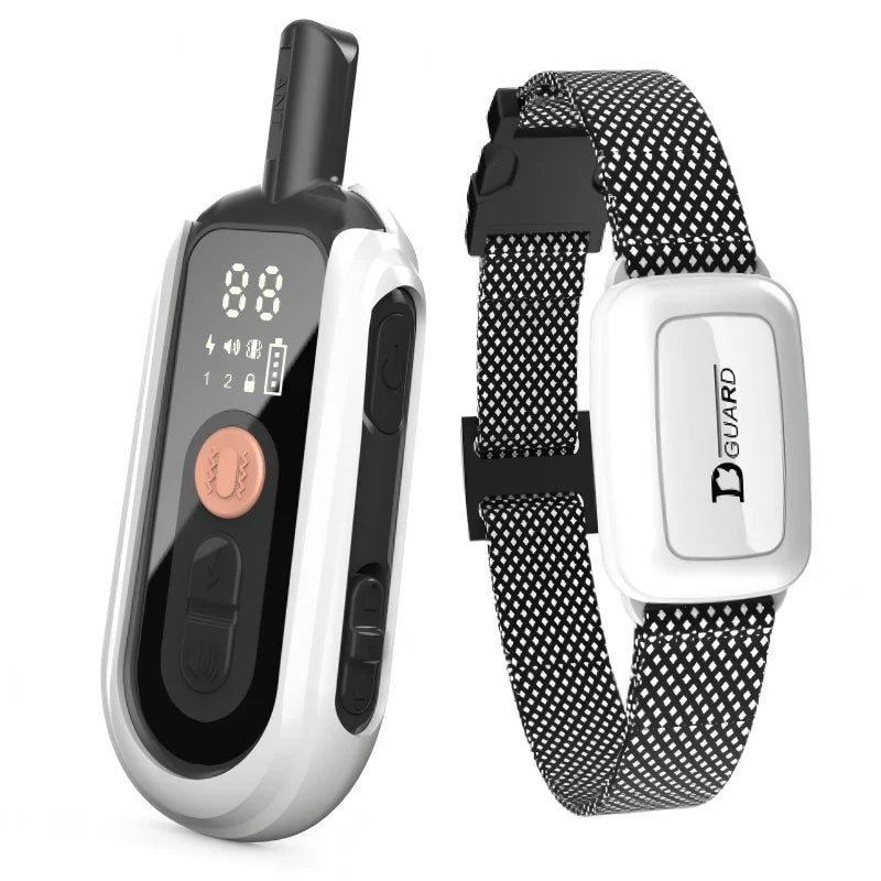 Electric Dog Training Collar Waterproof Dog Bark Collar Pet With Remote Control Rechargeable Anti Barking Device All Size Dogs Econic Blanks