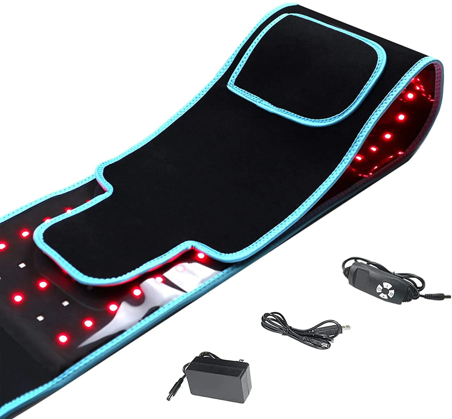 Red ＆Infrared Light Therapy Belt 850nm 660nm LED Beauty Devices fo Wrap Burn Fat Face Wrap Slimming  Waist Heat Pad Full Body Quick Pick Grocers