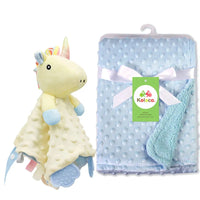 Personalized Newborn Baby Blanket with Name Custom Stroller Sleeping Dolls Animal Security Towel Gift Set for Baby Shower Gifts Purest Peak