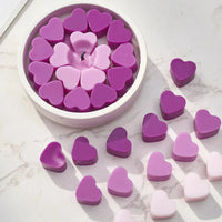 55 Compartment Heart Silicone Candle Mold Valentine's Day Candles Making Kit DIY Love Cake Chocolate Baking Mould Party Gifts Econic Blanks