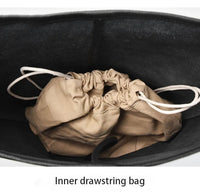 MENDY Bucket Bag Large Women's Bag Tote Bag Shoulder Bag Luxury Designer Genuine Leather Handbag Japanese Popular Bag Soft Row Quick Pick Grocers