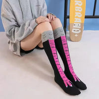 Men Funny 3D Chicken Socks Print Cartoon Cosplay High flexibility Thigh High Sock Cotton Fashion Thin Toe Feet Quick Pick Grocers