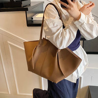 Branded Designer Shoulder Tote Bags For Women Soft PU Leather 2-IN-1 Big Capacity Shopper Tote Set 2025 Luxury Designer Handbags Quick Pick Grocers