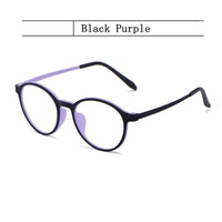 Ultralight Fashion Retro Round Glasses Frames Women TR90 Titanium Optical Prescription Men's Eyeglasses Frame H3050 Econic Blanks