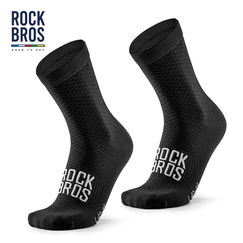 ROCKBROS ROAD TO SKY Sport Socks Breathable MTB Road Cycling Socks High Elastic Shock Absorbing A pair Bike Socks Quick Pick Grocers