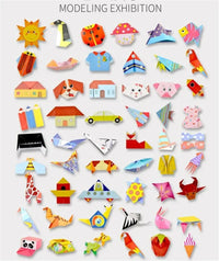 Baby Craft Toys Cartoon Animal Origami Paper Cutting Book Kids Paper Cut Puzzle Early Learning Educational Toys Gifts Econic Blanks