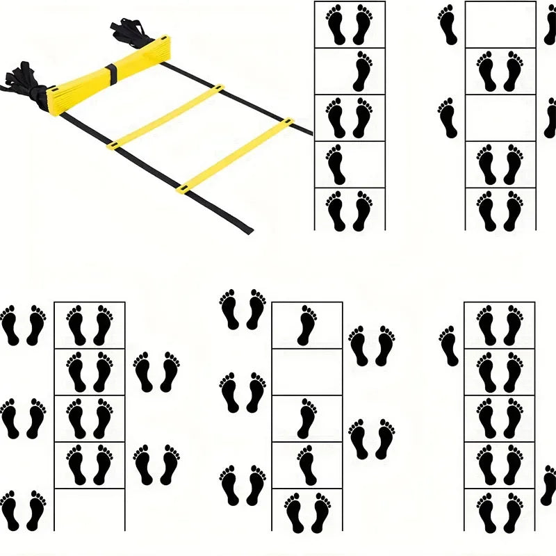 Agility Ladders Nylon Straps for Speed Training and Sports Flexibility Agility Football Training Energy Ladder Equipment Quick Pick Grocers