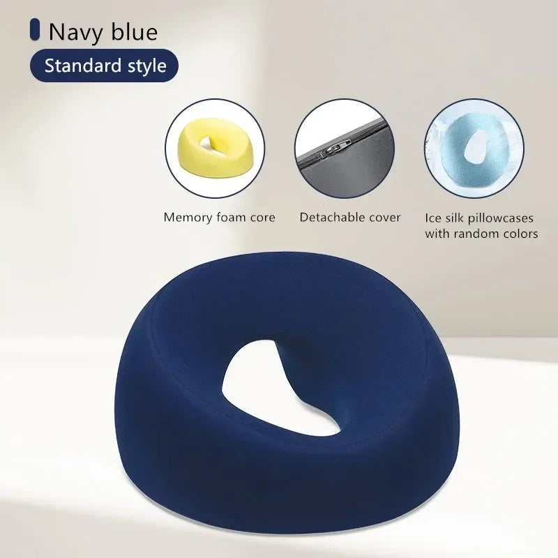 Face Down Pillow Desk Nap Pillow Prone Resting Comfort Memory Foam Ergonomics Home Massage Headrest for Beauty Salon Econic Blanks