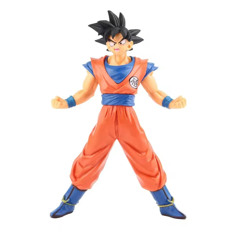 Anime 17-18CM Dragon Ball Z Super Saiyan Son Goku Broly Vegeta Anime Action Figure Model Gifts Collectible Figurines for Kids Quick Pick Grocers