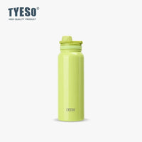 Tyeso Stainless Steel Thermal Water Bottle Portable Tumbler Sport Vacuum Flask Keeps Cold and Heat Thermal Mug Car Insulated Cup Econic Blanks