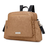 Soboba 2023 New Diaper Bags for Mother Waterproof Large Capacity Solid Polyester Diaper Backpacks Travel Bag for Newborn Baby Purest Peak