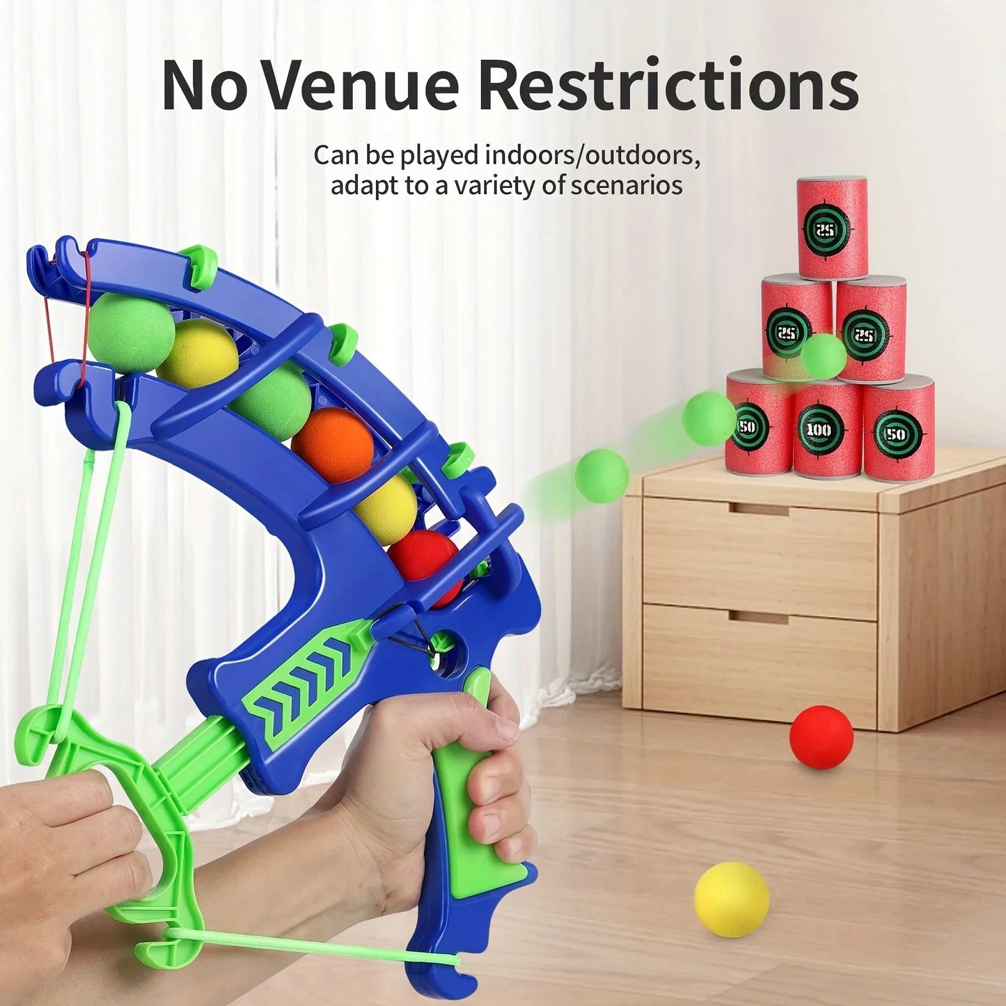 Soft Bullet Target Practice Toy for Children, Educational Shooting Practice Toys with Soft Bullets Econic Blanks