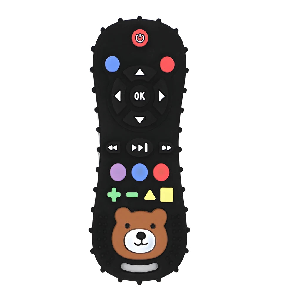 1/3PCS Baby Remote Control Teether Silicone Baby Anti-Eating Gloves Pacifier Bracelet Teething Stick Biting Toys Purest Peak