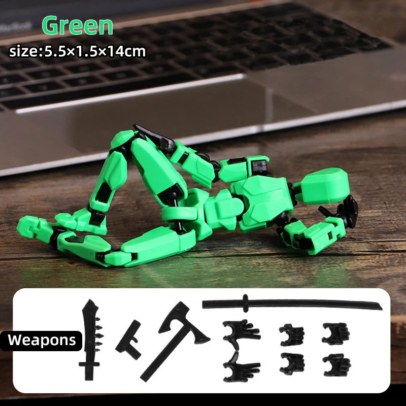 Multi-Jointed Movable Shapeshift Robot 3D Printed Mannequin Dummy 13 Action Figures Toys Kids Adults Parent-children Games gifts Quick Pick Grocers