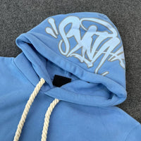 Sy Jacket and Trousers Sports Jogging Men Cotton Hoodie Young Fashion Hooded Tops Pants Women's Streetwear Coats Warm Tracksuit Econic Blanks