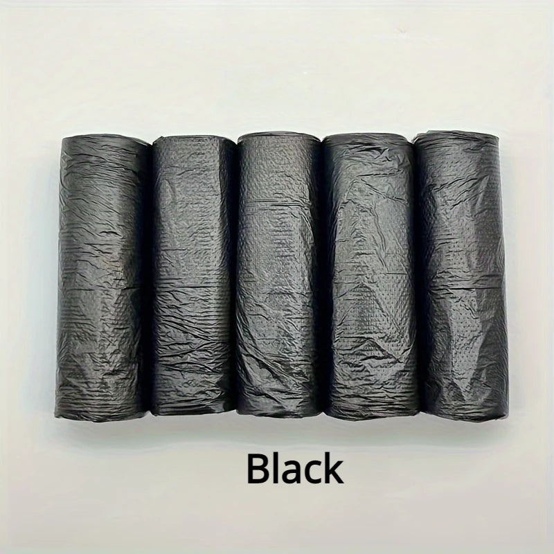 100PCS Mixed Color Thicken Disposable Garbage Bags Kitchen Storage Trash Can Liner Bags Protect Privacy Plastic Waste Bag Econic Blanks