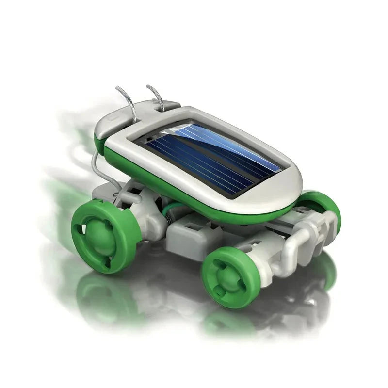 6-in-1 Solar Robot Kit – DIY Educational Science Toy for Kids | Build Car, Ship, Windmill, Fan & More Econic Blanks