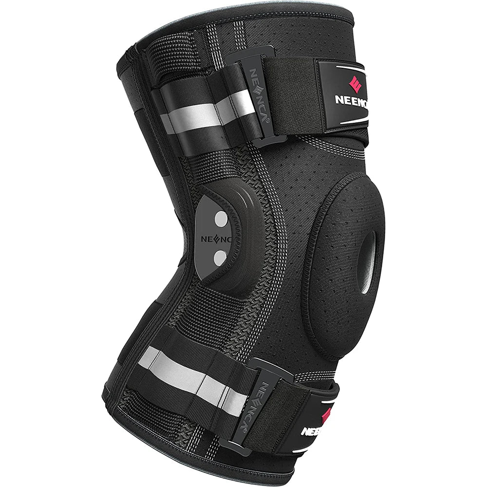 NEENCA Hinged Knee Brace for Knee Pain Knee Support with Side Stabilizers Joint Pain Relief Arthritis Meniscus Tear ACL PCL Quick Pick Grocers