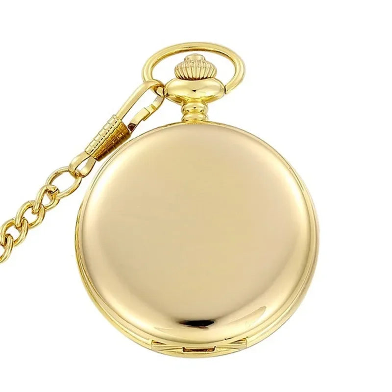 Silver Smooth Quartz Pocket Watch Mens Womens Necklace Clock Metal Stainless Steel Watches Pendant with Short Chain Gifts Quick Pick Grocers
