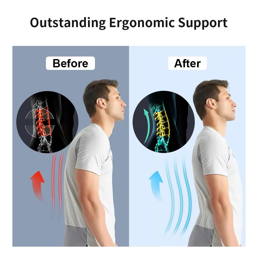 Back Brace Immediate Relief from Back Pain,Sciatica - Breathable Mesh Design with Lumbar Pad- Adjustable Support Straps for Work Econic Blanks