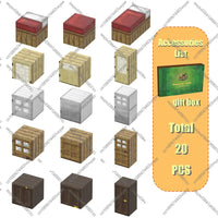 Magnetic Building Blocks Mine World Magnet Cube Set for Boy Girl Kid Age 3+ DIY Model Children Stem STEM Sensory Toy Gift Econic Blanks