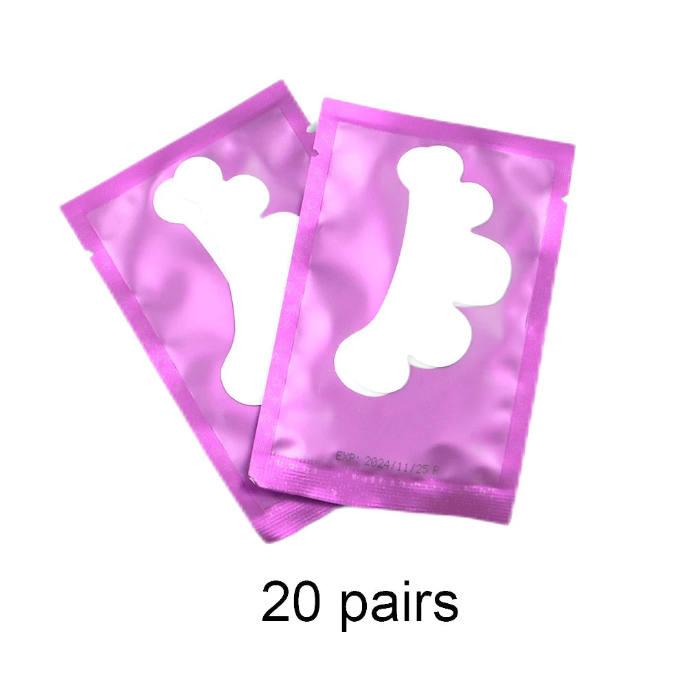 20/50Pairs Lash Extension Eye Stickers Hydrogel Patches Grafting Eyelashe Under Eye Pads Eyelashes Extension Lashes Tools Makeup Quick Pick Grocers