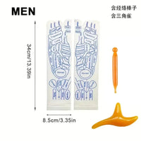 Physiotherapy Foot Care Massage Relieve Tired Feet Sock Acupressure Foot Massager Reflexology Socks Foot Acupoint Massage Tool Quick Pick Grocers