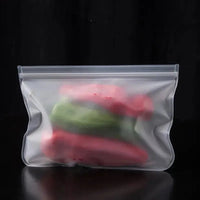 Silicone Food Storage Containers Reusable Food Storage Bags Lunch Bags Stand Up Zip Shut Bag Cup Fresh Food Leakproof Containers Econic Blanks