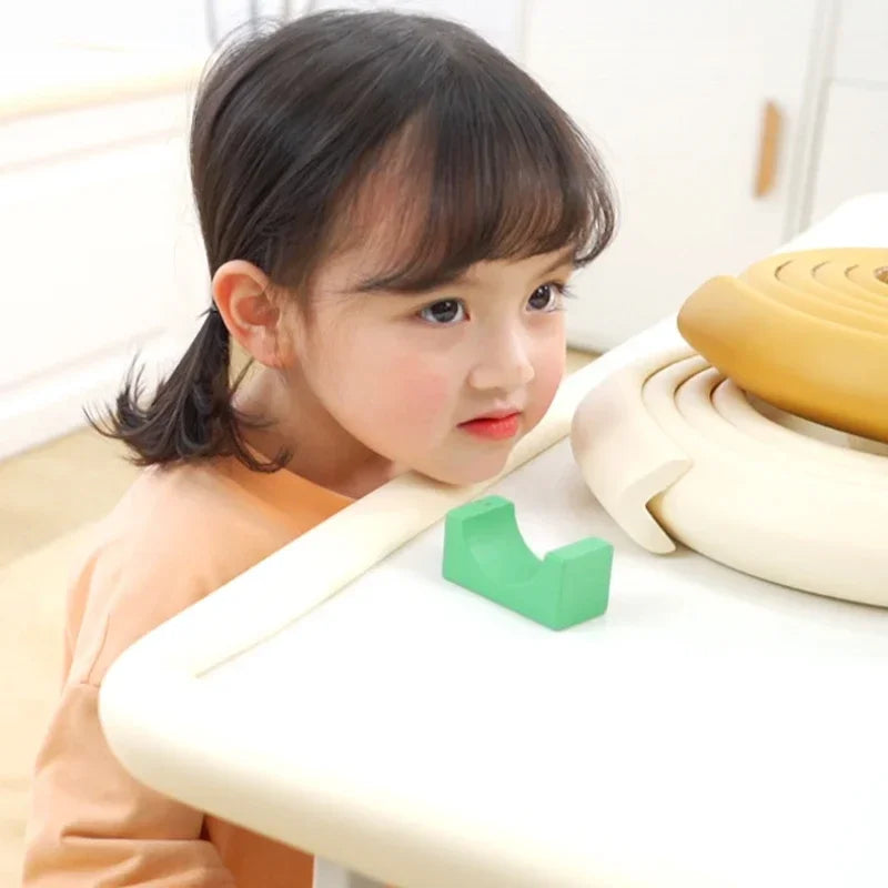 NBR Table Corner Safety Bumper Strips Anti Crash Baby Protection Strips Bumper Corner Soft Cover Strips Table Corner Protection Quick Pick Grocers