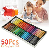 MUNGYO Artist Oil Pastel Set 12/25/50 Professional Painting Drawing Graffiti Art Crayons Washable Round Non Toxic Sticks Econic Blanks