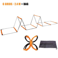 Dual-Purpose Soccer Training Jump Ladder Multifunctional Agility Ladder Speed Training Coordination Footwork Football Equipment Quick Pick Grocers