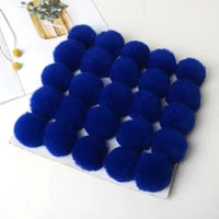 Pompom 5cm 6cm 8cm Fluffy Fur Ball Soft Pompon DIY Pompons For Keychain Sewing On Scarf Hats Shoes Apparel Craft Supplies Econic Blanks