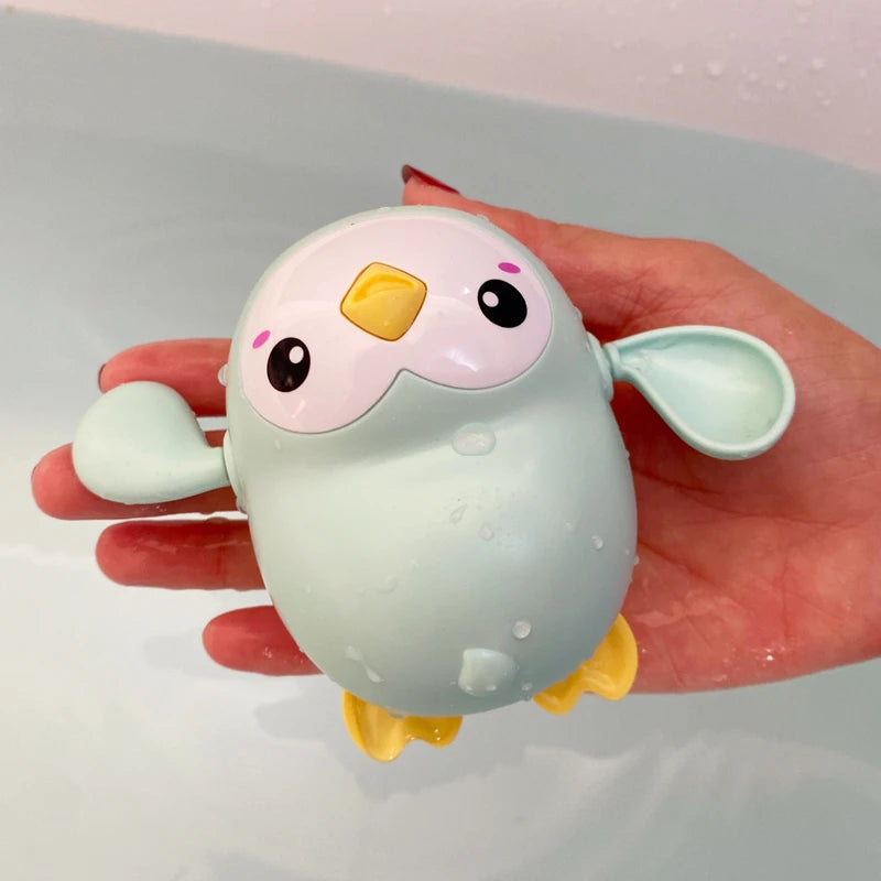 Baby Bath Toys Bathing Cute Swimming Turtle Whale Pool Beach Classic Chain Clockwork Water Toy For Kids Water Playing Toys Econic Blanks