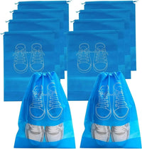 5pcs/set Shoe Storage Bag With Thickened Non-woven Fabric Strap Mouth Large Capacity Travel Waterproof Shoe Bag Moistureproof Econic Blanks