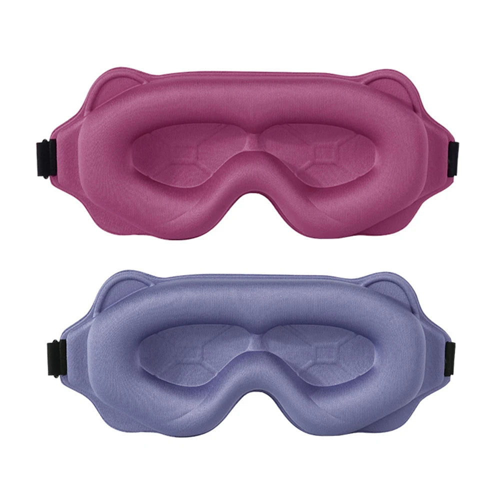 3D Sleeping Mask Block Out Light Sleep Mask For Eyes Soft Sleeping Aid Eye Mask for Travel Eyeshade Night Breathable Slaapmasker Quick Pick Grocers