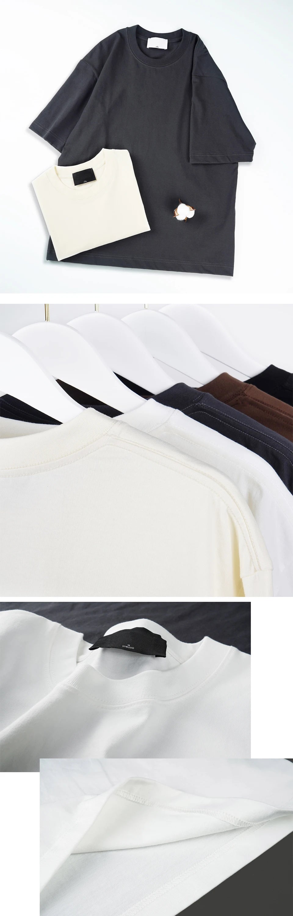WAVLATII Oversized Summer T shirts for Women Men Brown Casual Female Korean Streetwear Tees Unisex Basic Solid Young Cool Tops Quick Pick Grocers